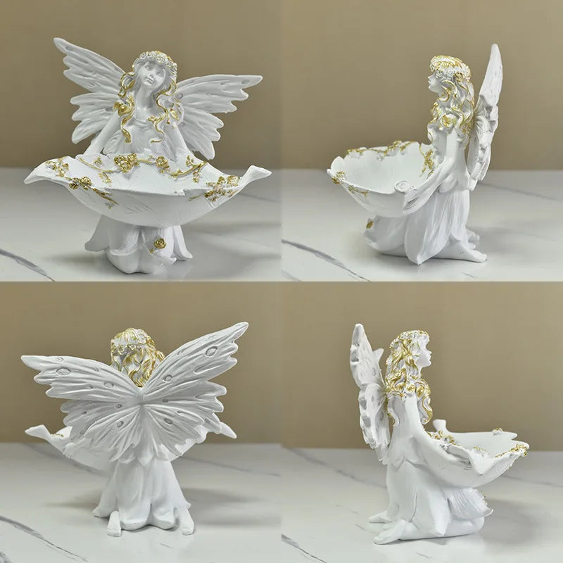 Engel Ornamente, Dekorative Requisiten, Engelharz Handwerk, Heimdekorationen, Wohnzimmer Desktop Ornamente